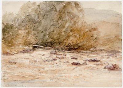 A Mountainous Stream by David Cox